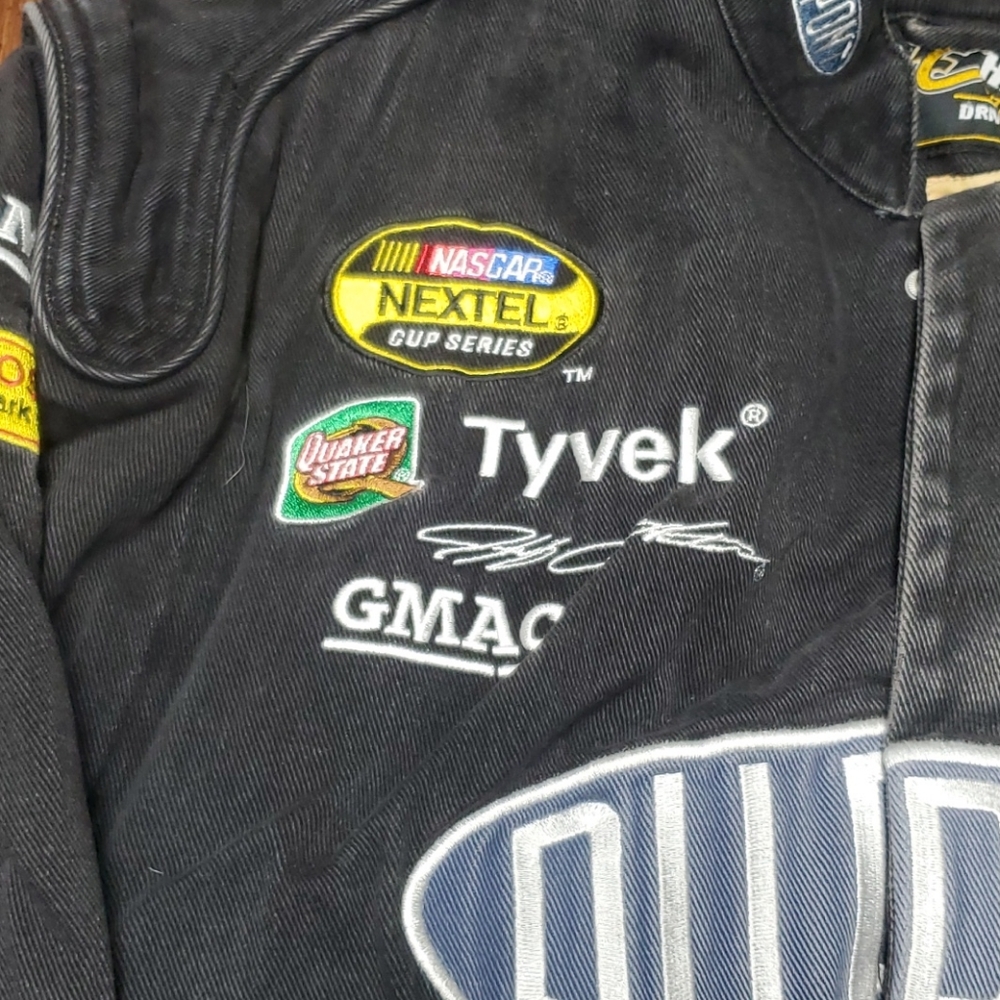 Mens vintage Jeff Gordon all black nascar jacket - Picture 10 of 13
